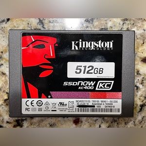 Kingston 512GB SSDNow KC400 (SKC400S37/512G) 2.5" SATA Solid State Drive